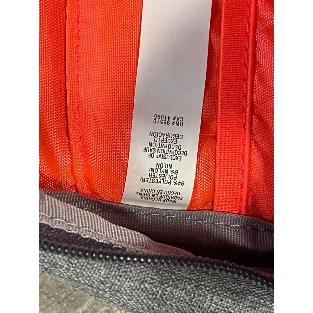 Under Armour Storm Backpack Grey Pink UA Logo Water Resistant Sport Bag
